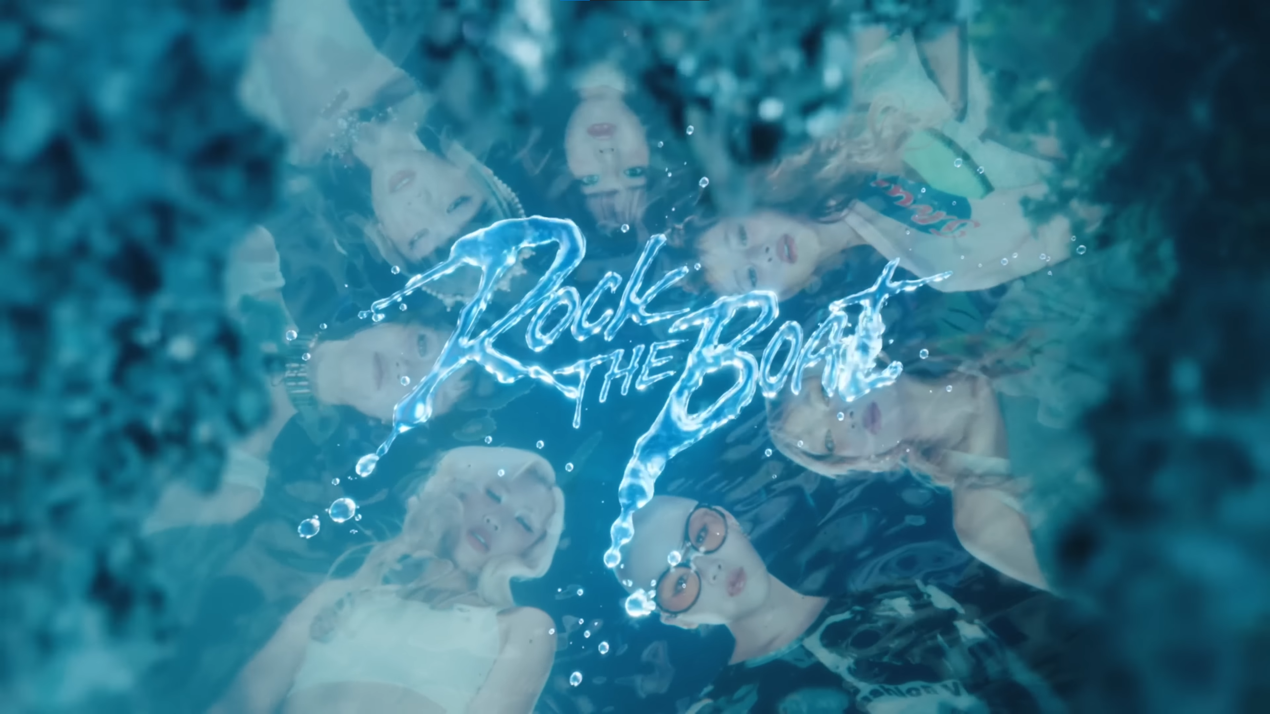Rock The Boat MV cover art — XG underwater